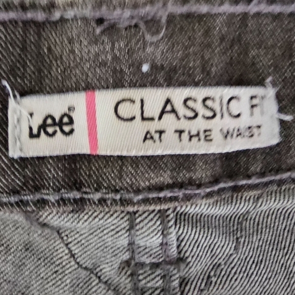 Lee Women's Classic Fit At The Waist Brown Jeans Size 14 Petite EUC - Picture 10 of 10
